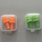 1Pair Spiral Waterproof Silicone Ear Plugs Anti Noise Snoring Earplugs Comfortable For Sleeping Noise Reduction Accessory