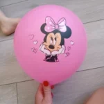 Disney 10/20/30pcs 12 Inch Pink Minnie Mouse Latex Balloon Party Supplies Party Balloon Balloons for Birthday Party Decorations