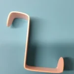 Z-Shaped Bathroom Cabinet Door Hook Stainless Steel Door Rear Hanger Keychain Coat Hook Home Kitchen Accessories Organizer Tool