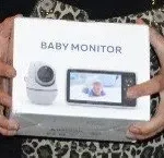 New 5 inch Video Baby Monitor with Camera and Audio, 4X Zoom, 22Hrs Battery, 1000ft Range 2-Way Audio Temperature Sensor Lullaby