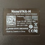 NanoVNA-H Vector Network Antenna Analyzer 10KHz-1.5GHz MF HF VHF UHF W/ Shell SD Card Slot Supprt 32G Digital Nano VNA-H Tester