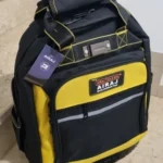 AIRAJ Waterproof Tool Backpack Tool Bag Rubber Base Heavy Duty Tool Organizer Electrician Plumber Maintenance Worker Tool Bags