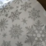 Glitter Effect Snowflake Electrostatic Wall Sticker Christmas Kids Room Decor Glass Window Home Decoration New Year Wallpaper