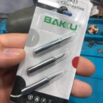 3tips / set BAKU Solder Iron Tips Static Elimination Lead Free Welding Head Soldering Tips For 900M 907 913 376 453 601D 878L