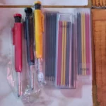 Solid Carpenter Pencil Set Woodworking Tools Mechanical Pencil Set Construction Carpenter Marker Multi-box Refill Leads Scriber