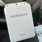 5 Ports Outdoor PoE++ Gigabit Extender, 1 in 4 Out PoE Repeater with 1000Mbps, IEEE802.3af/at/bt Compatible, IP65 Waterproof