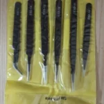 6pcs anti-static stainless steel tweezers set repair repair tool set anti-static hand tool set for model making