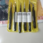 6pcs anti-static stainless steel tweezers set repair repair tool set anti-static hand tool set for model making