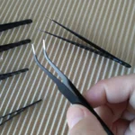 2/6pcs Precision Tweezers Set ESD Anti-Static Stainless Steel Tweezers Repair Tools for Electronics Repair Soldering Craft Tools