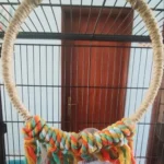 Parrot Chew Toy Cotton Rope Birds Toy Bite Bridge Bird Tearing Toys Cockatiels Training Hang Swings Birds Cage Supplies