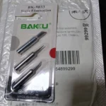 3tips / set BAKU Solder Iron Tips Static Elimination Lead Free Welding Head Soldering Tips For 900M 907 913 376 453 601D 878L