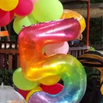 40inch Number Aluminum Foil Balloons 0 1 2 3 4 5 6 7 8 9 Years Old Balloons Child Adult Birthday Wedding Decor Party Supplies