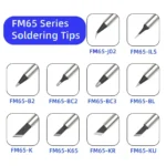 FM65 Soldering Iron Tips for T65 HS-01 GVDA300 T85 SH72 Replacement Heater Solder Compatible with SH series Not Applicable T12