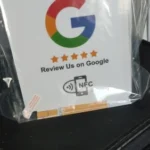 13.56Mhz Programmable Google Reviews NFC Stand Table NFC Google Review Display