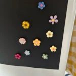 10pcs Candy Flower Frosted Resin Fridge Magnets Creative Korean 3d Magnets Cartoon Magnets Home Decore