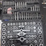 VEVOR Tap and Die Set 40PCs 60PCs 80PCs 110/116PCs Metric or SAE Standard Bearing Steel Taps and Dies Essential Threading Tool