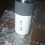 Stainless Steel Coffee Cup Coffee Mug Thermos Cup Portable Travel Mug With Lifting Rope Leak-Proof Non-Slip 500ml/400ml