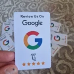 Google Reviews NFC Cards Boost Your Reviews PVC Material Durable