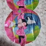 6pcs Minnie Mouse Foil Balloons Kids Girl Birthday Party Decorations Baby Shower Pink 1 2 3 4 5 6 7 8 9 Balloon Set Supplies