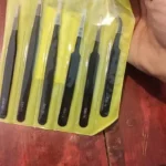 6pcs anti-static stainless steel tweezers set repair repair tool set anti-static hand tool set for model making