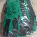 24Pieces/12 Pairs Safety Working Gloves Black Pu Nylon Cotton Glove Industrial Protective Work Gloves NMSafety Brand Supplier