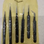 6pcs anti-static stainless steel tweezers set repair repair tool set anti-static hand tool set for model making