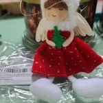 Cute Girl Angel Christmas Pendant Xmas Tree Hanging Ornaments Christmas Decorations For Home Christmas Dolls Kids Gift Navidad