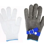 Stainless Steel Grade 5-9 Anti-cut Wear-resistant Slaughter Gardening Hand Protection Labor Insurance Steel Wire Gloves 1PC