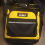 AIRAJ Waterproof Tool Backpack Tool Bag Rubber Base Heavy Duty Tool Organizer Electrician Plumber Maintenance Worker Tool Bags