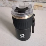 Stainless Steel Coffee Cup Coffee Mug Thermos Cup Portable Travel Mug With Lifting Rope Leak-Proof Non-Slip 500ml/400ml