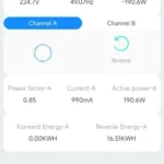 Tuya Smart WiFi Energy Meter Bidirectional Two Way 1/2 Channel with CT Clamp App Monitor Export and Import Power 80A AC110V/240V