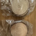 3-12cm Thick 1 Pack Natural Pine Round Unfinished Wood Slices Circles With Tree Bark Log Discs DIY Crafts Wedding Party Painting