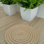 Table placemats for table mat Ramie Insulation Pad Placemats Linen Non Slip Table Mats Home Decoration Pad Coaster