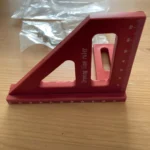 3D Multi Angle Measuring Ruler 45/90 Degree Plastic Carpentry Square Protractor Drawing Line Ruler Miter Triangle Layout Tool