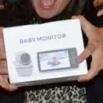 New 5 inch Video Baby Monitor with Camera and Audio, 4X Zoom, 22Hrs Battery, 1000ft Range 2-Way Audio Temperature Sensor Lullaby