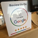 13.56Mhz Programmable Google Reviews NFC Stand Table NFC Google Review Display