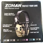 ZOHAN Electronic Shooting Ear Protection Sound Amplification Anti-noise Earmuffs Professional Hunting Ear Defender Outdoor Sport