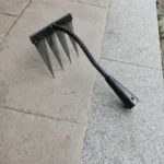 Gardening Hoe Weeding Rake Steel Farm Tool Grasping Raking Level Loosen Soil Harrow Clean Leaves Collect Weeds Agricultural Tool