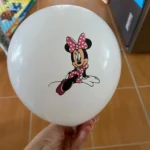 Disney 10/20/30pcs 12 Inch Pink Minnie Mouse Latex Balloon Party Supplies Party Balloon Balloons for Birthday Party Decorations