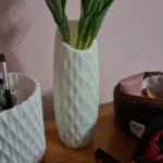 Plastic Flower Modern Vase Decoration Home Nordic Style Vase Imitation Ceramic Flower Pot Decoration Vases for Flowers