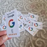 Google Reviews NFC Cards Boost Your Reviews PVC Material Durable