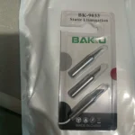 3tips / set BAKU Solder Iron Tips Static Elimination Lead Free Welding Head Soldering Tips For 900M 907 913 376 453 601D 878L