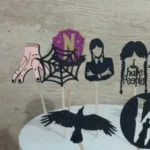 Halloween Cake Topper Ghost Hand Castle Spider web Kids Happy Birthday Wedding Party Baby Shower Baking Cake Dessert DIY Decor