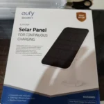 eufy security Certified eufyCam Solar Panel Compatible with eufyCam Continuous Power Supply 2.6W Solar Panel, IP65 Weatherproof