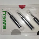 3tips / set BAKU Solder Iron Tips Static Elimination Lead Free Welding Head Soldering Tips For 900M 907 913 376 453 601D 878L