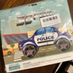 Blue Car Police Truck Foil Balloon Boys Birthday Balloons 4D Standing Balloons Baby Shower Police Themed Birthday Party Decors