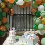 Jungle Animal Balloon Garland Arch Kit 1st Birthday Party Decoration Kids Boy Baby Shower Safari Decor Latex Balloons