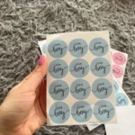 60/120pcs Team Boy Team Girl Stickers Boy or Girl Sticker for Gender Reveal Party Decoration Baby Shower Supplies Gift Box Label