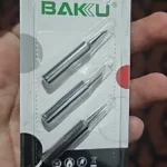 3tips / set BAKU Solder Iron Tips Static Elimination Lead Free Welding Head Soldering Tips For 900M 907 913 376 453 601D 878L