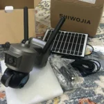 SHIWOJIA 4K 8MP Solar Camera 4G SIM /WIFI Security Outdoor Dual Lens Recording Humanoid Tracking Color Night Vision PTZ Cam